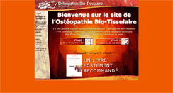 Desktop Screenshot of osteopathie-bio-tissulaire.com